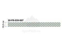 Бордюр из мозаики стеклянной Domus, 20-FR-039-007