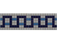 Фриз из мозаики стеклянной, Ступень 7х12