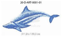 Панно-рисунок из мозаики стеклянной Domus, 20-D-ART-0001-01