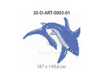 Панно-рисунок из мозаики стеклянной Domus, 20-D-ART-0003-01