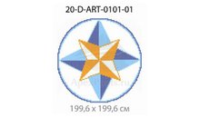 Панно-рисунок из мозаики стеклянной Domus, 20-D-ART-0101-01