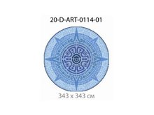Панно-рисунок из мозаики стеклянной Domus, 20-D-ART-0114-01