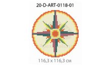 Панно-рисунок из мозаики стеклянной Domus, 20-D-ART-0118-01