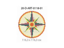 Панно-рисунок из мозаики стеклянной Domus, 20-D-ART-0118-01