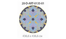 Панно-рисунок из мозаики стеклянной Domus, 20-D-ART-0135-01