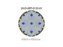 Панно-рисунок из мозаики стеклянной Domus, 20-D-ART-0135-01