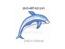 Панно-рисунок из мозаики стеклянной Domus, 20-D-ART-0212-01