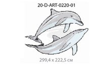Панно-рисунок из мозаики стеклянной Domus, 20-D-ART-0220-01