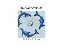 Панно-рисунок из мозаики стеклянной Domus, 20-D-ART-0223-01