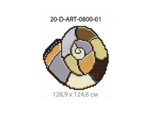 Панно-рисунок из мозаики стеклянной Domus, 20-D-ART-0800-01