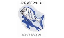 Панно-рисунок из мозаики стеклянной Domus, 20-D-ART-0917-01