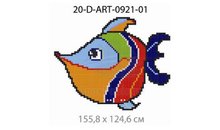 Панно-рисунок из мозаики стеклянной Domus, 20-D-ART-0921-01