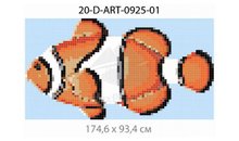 Панно-рисунок из мозаики стеклянной Domus, 20-D-ART-0925-01