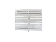 Переливная решетка Classic с двойным соединением 195x25 мм (белая)