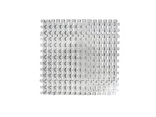 Переливная решетка Grift с двойным соединением 300x25 мм (белая)