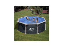 Сборный бассейн GRE Dream Pool PR358RT с облицовкой под ротанг, размер 350 - 132 см