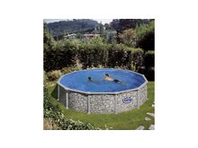 Сборный бассейн GRE Dream Pool PR558P с облицовкой под камень, размер 550 - 132 см