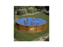 Сборный бассейн GRE Dream Pool PR558WO с облицовкой под дерево, размер 550 - 132 см